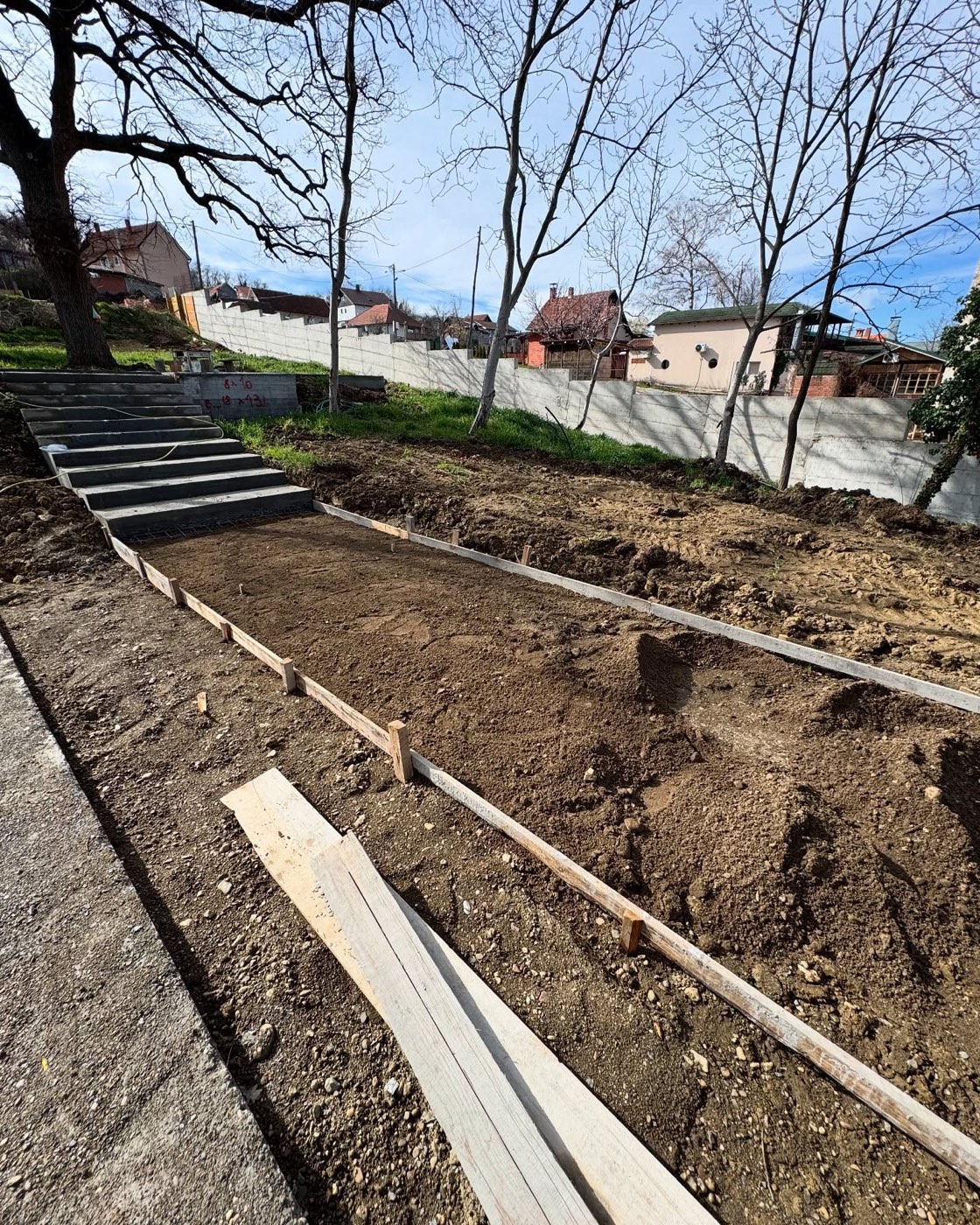 Drvena oplata za betonsku stazu i stepenište